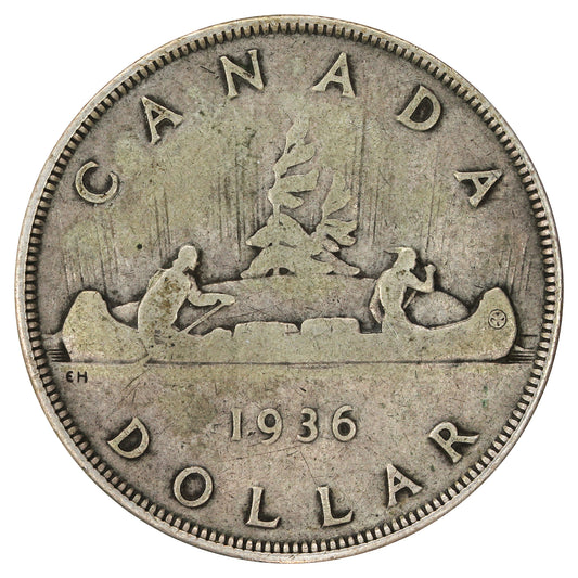 1936 Canada Dollar Circulated