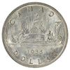 1935 Double Voyageur Canada Dollar UNC+ (MS62) $