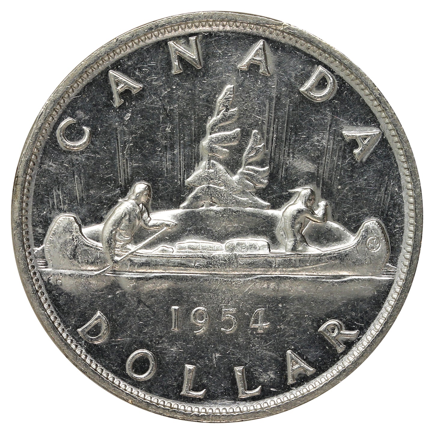 1954 Canada Dollar Circulated