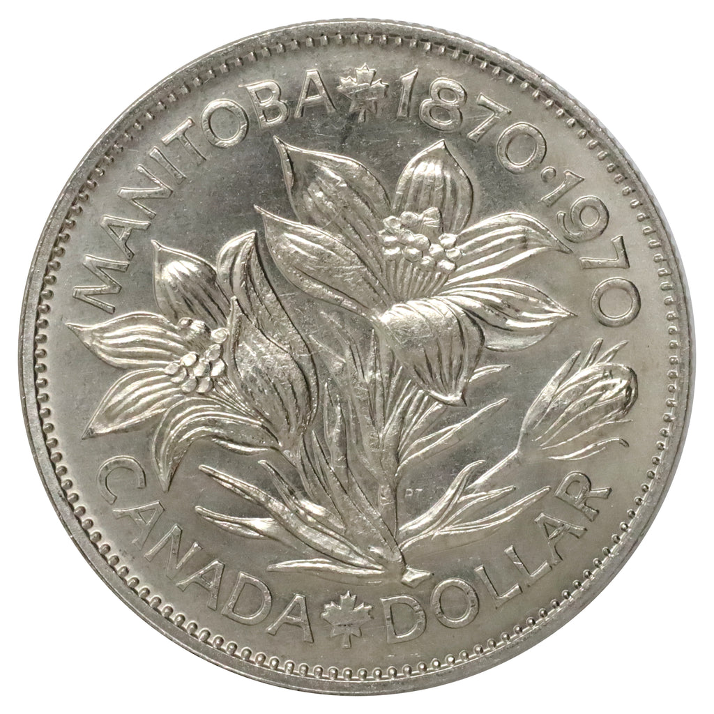 1970 Canada Nickel Dollar Choice Brilliant Uncirculated (MS64)
