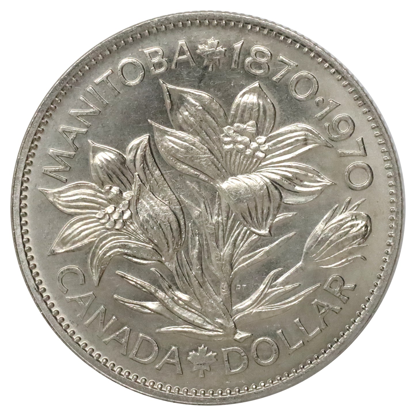 1970 Canada Nickel Dollar Choice Brilliant Uncirculated (MS64)