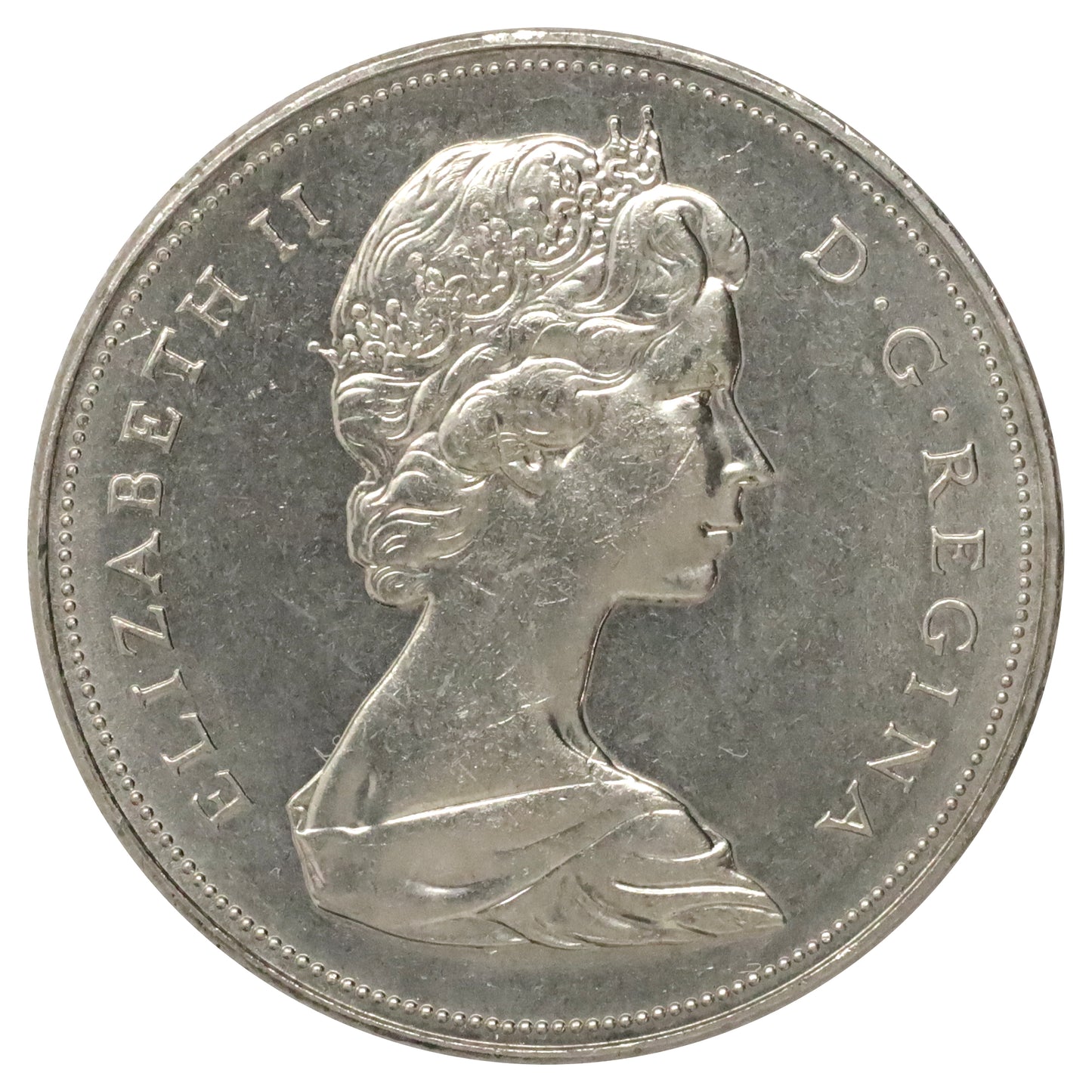 1971 Canada Nickel Dollar Choice Brilliant Uncirculated (MS64)