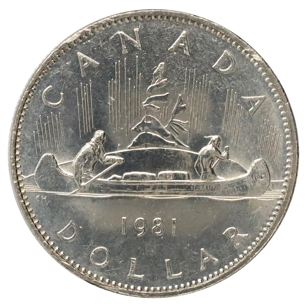 1981 Canada Nickel Dollar Choice Brilliant Uncirculated (MS64)