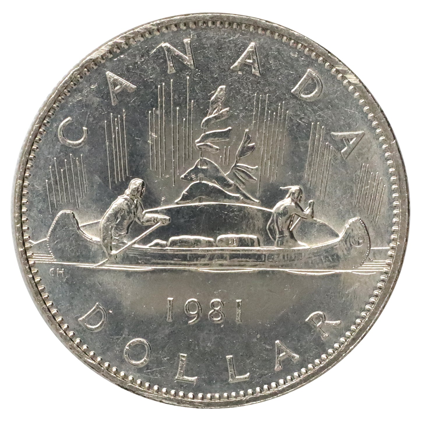 1981 Canada Nickel Dollar Choice Brilliant Uncirculated (MS64)