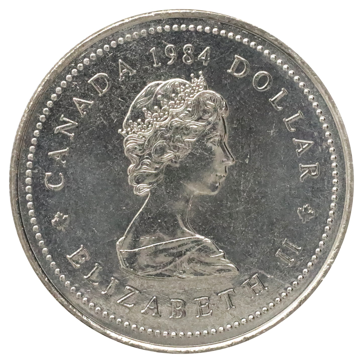 1984 Cartier Canada Nickel Dollar Choice Brilliant Uncirculated (MS64)