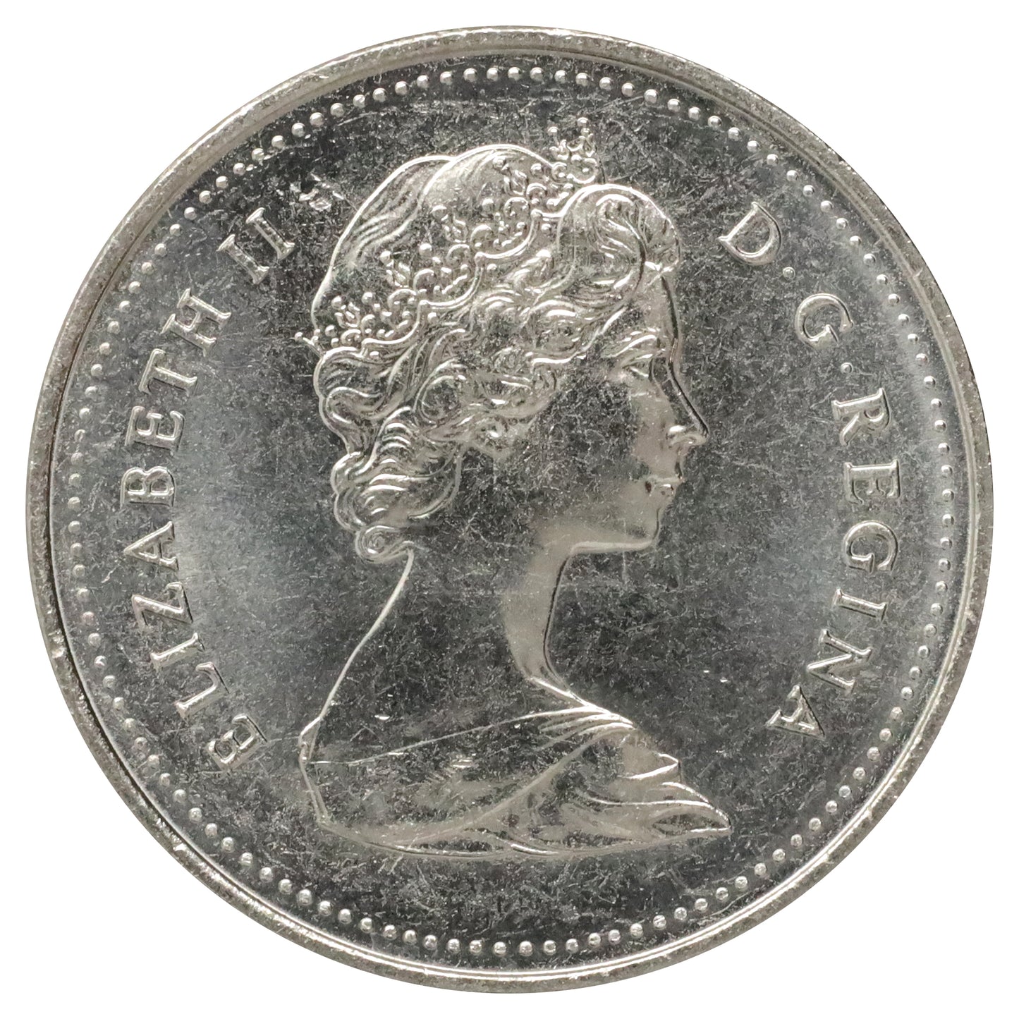 1985 Canada Nickel Dollar Choice Brilliant Uncirculated (MS64)