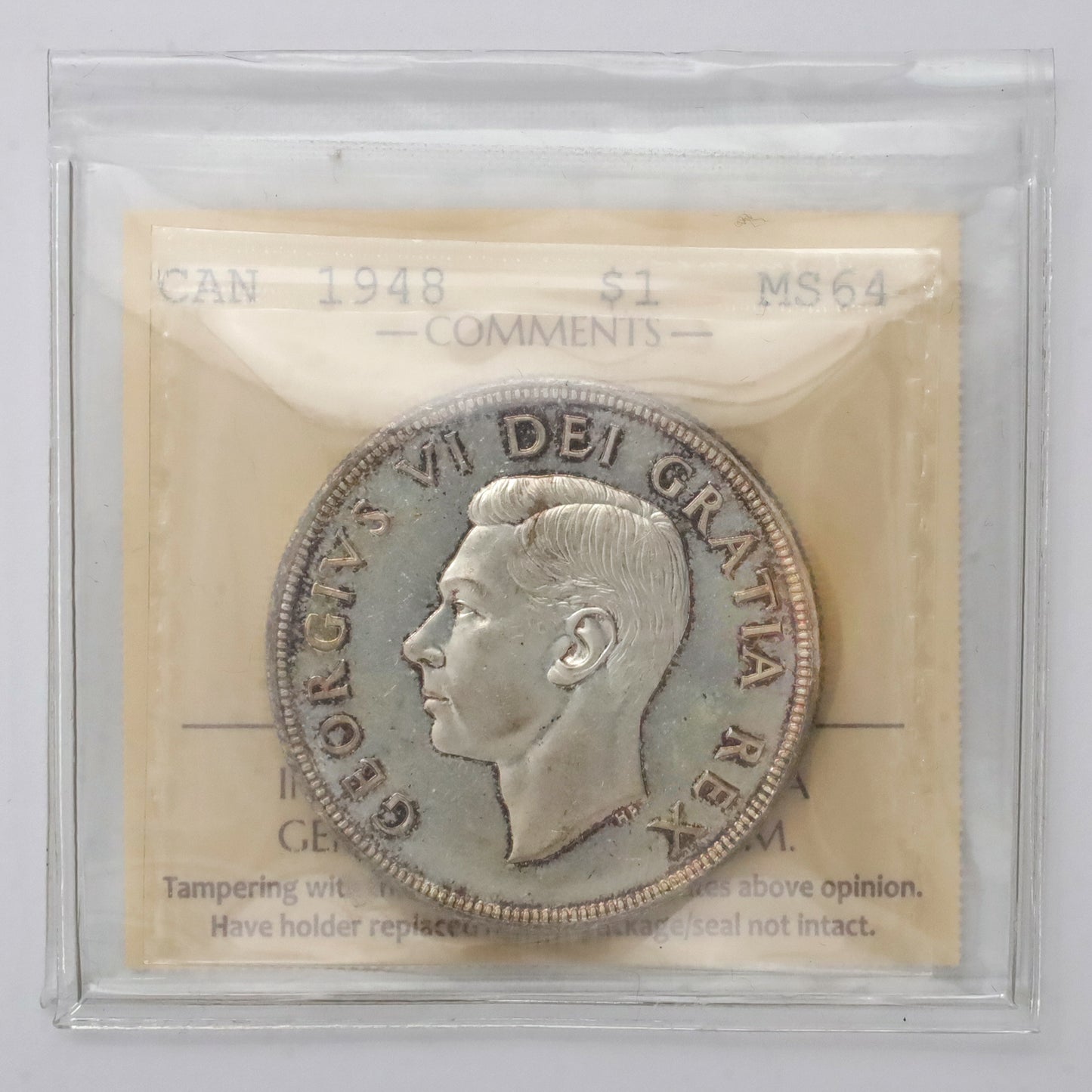 1948 Canada Dollar ICCS Certified MS64 (XMZ 553)