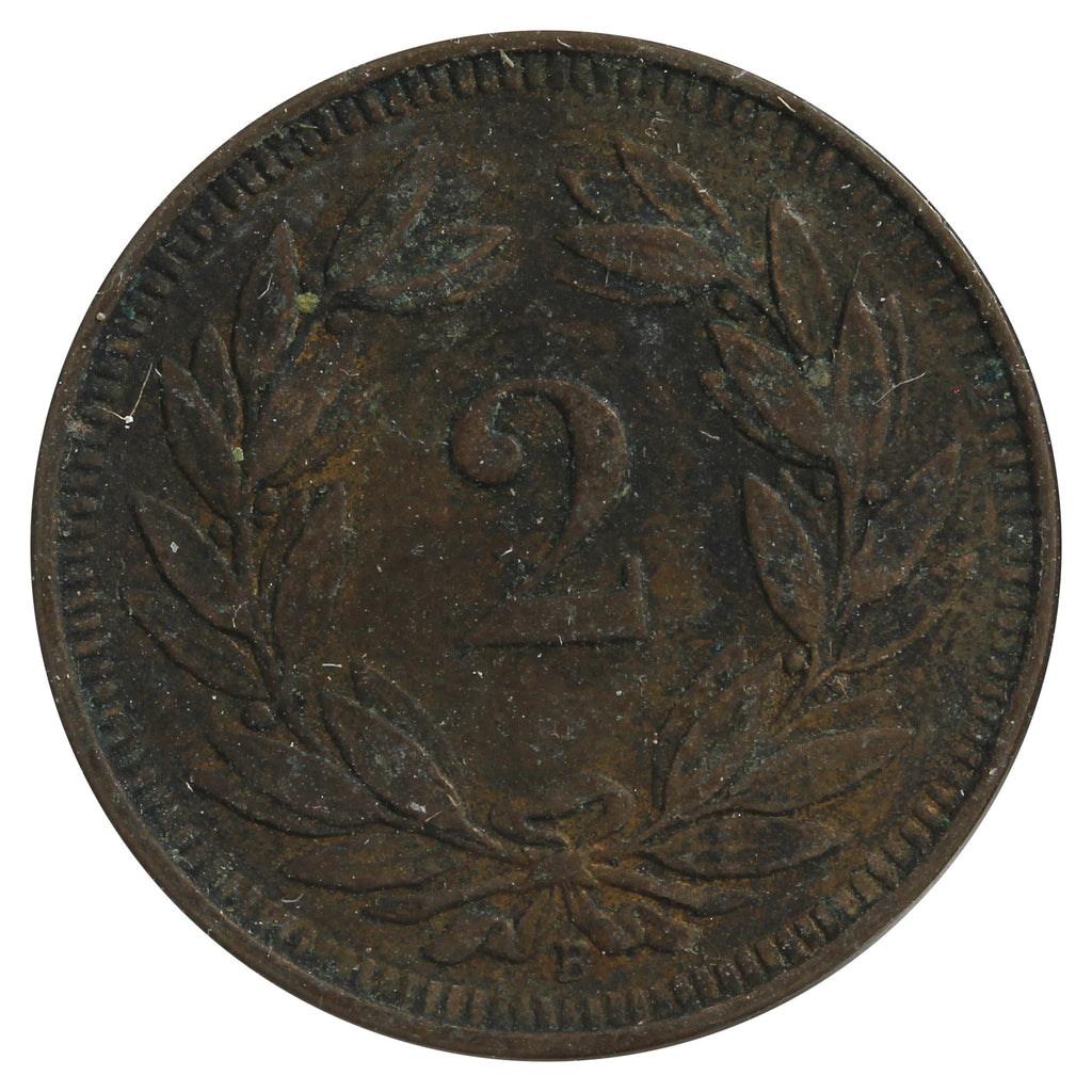 Switzerland 1914 2 Rappen Very Fine (VF20)