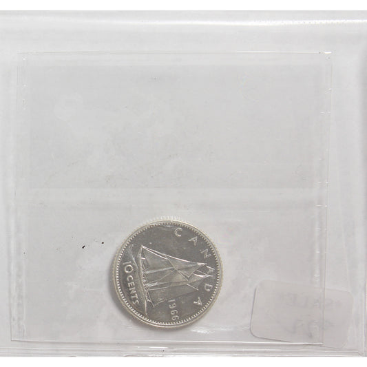 1966 Canada 10-cents ICCS Certified PL66 Heavy Cameo
