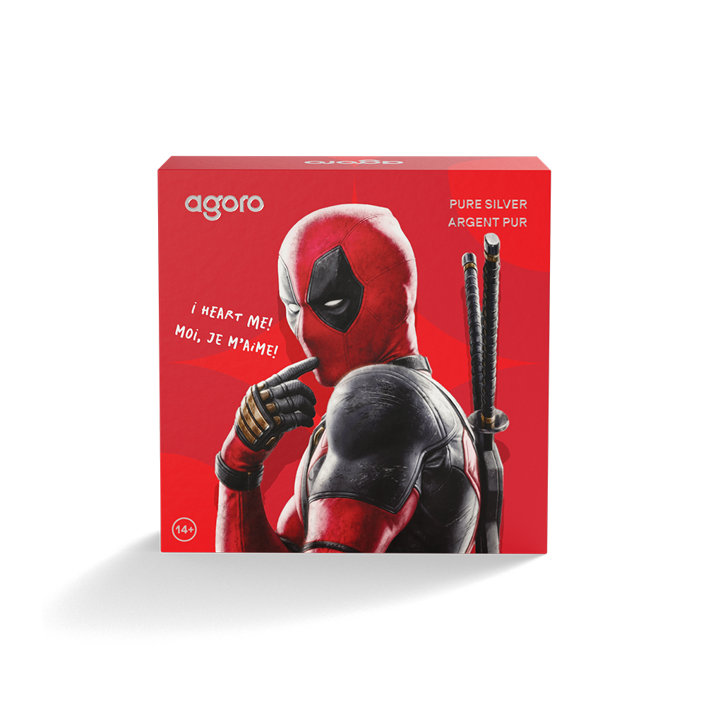 (Pre-Order) 2026 Deadpool 1oz. Fine Silver Collectible (No Tax)