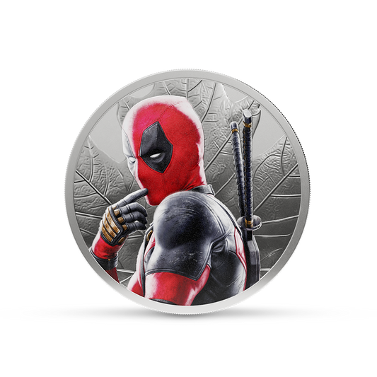 (Pre-Order) 2026 Deadpool 1oz. Fine Silver Collectible (No Tax)