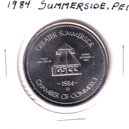 1984 Summerside, PEI, Argus Dollar Trade Token