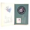 Niue 2016 $2 Disney Season's Greetings 1oz. .999 Silver in Case (No Tax) Lightly Toned.