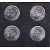 Set of 4x 1983 Calgary Stampede Souvenir Dollars with 4 Mintmarks, 4Pcs in Folder