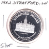 1982 Stratford, ON, 150th Anniversary Fine Silver Trade Dollar Token (No Tax)