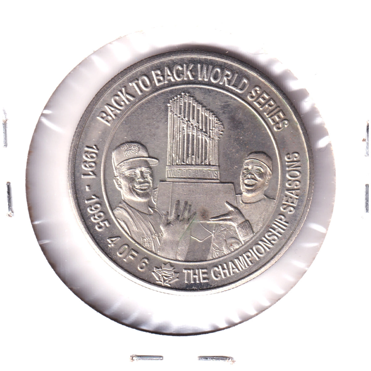 Blue Jays Toronto Sun Medallion: Back to Back World Series (1991-1995)