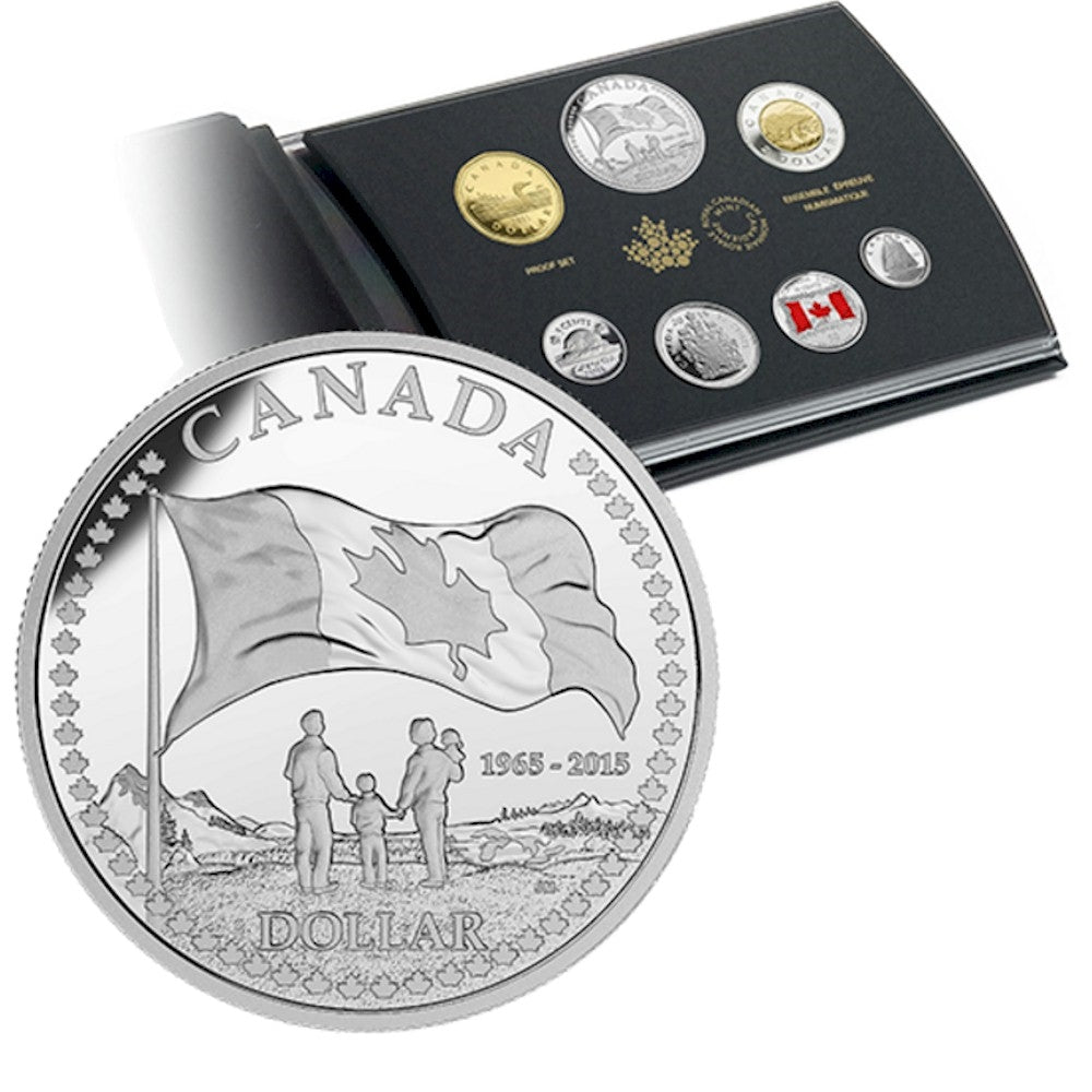 2015 Canada 50th Anniversary of the Canadian Flag Special Edition Proof Set
