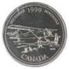 1999 November MULE Canada 25-cents Proof Like (Scratched)