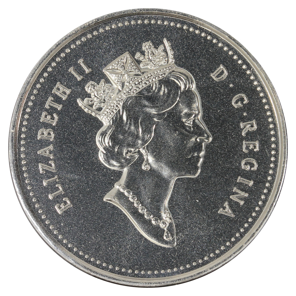1999 November MULE Canada 25-cents Proof Like (Scratched)