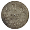 1896 Canada 5-cents, EF-AU (EF45) Scratched, marks, or impaired