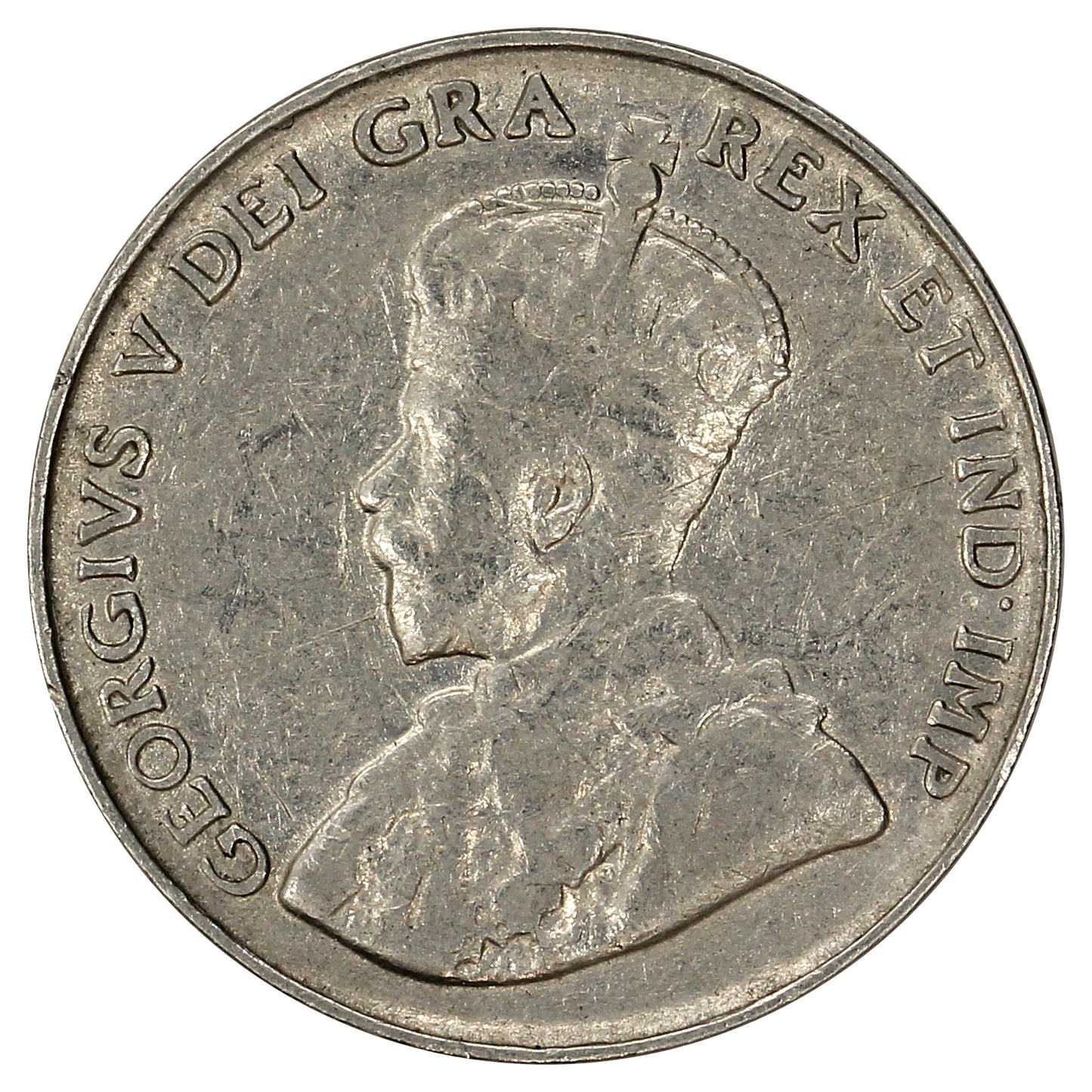 1935 Canada George V 5-Cents Roll of 40Pcs, Circulated Condition