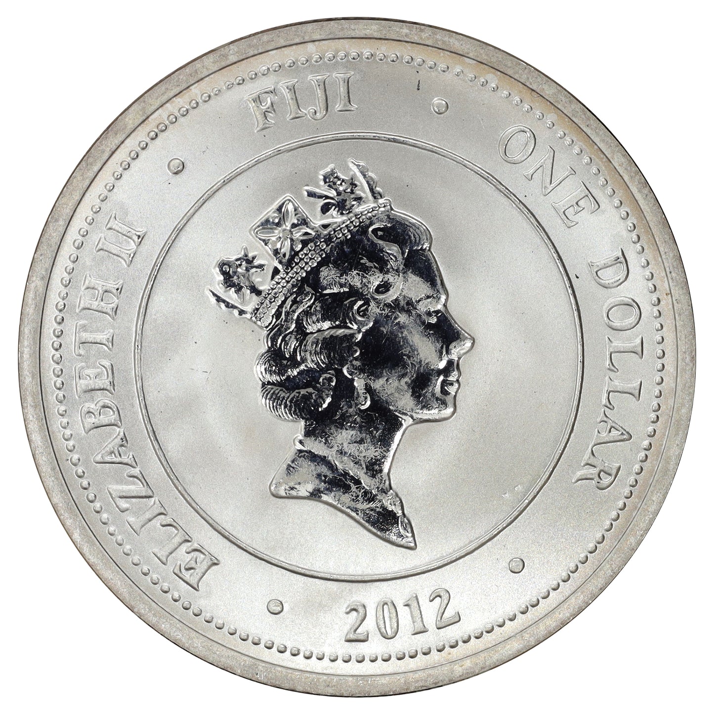 2012 Fiji $1 Taku Turtle 1/2oz .999 Fine Silver (No Tax) Flaws