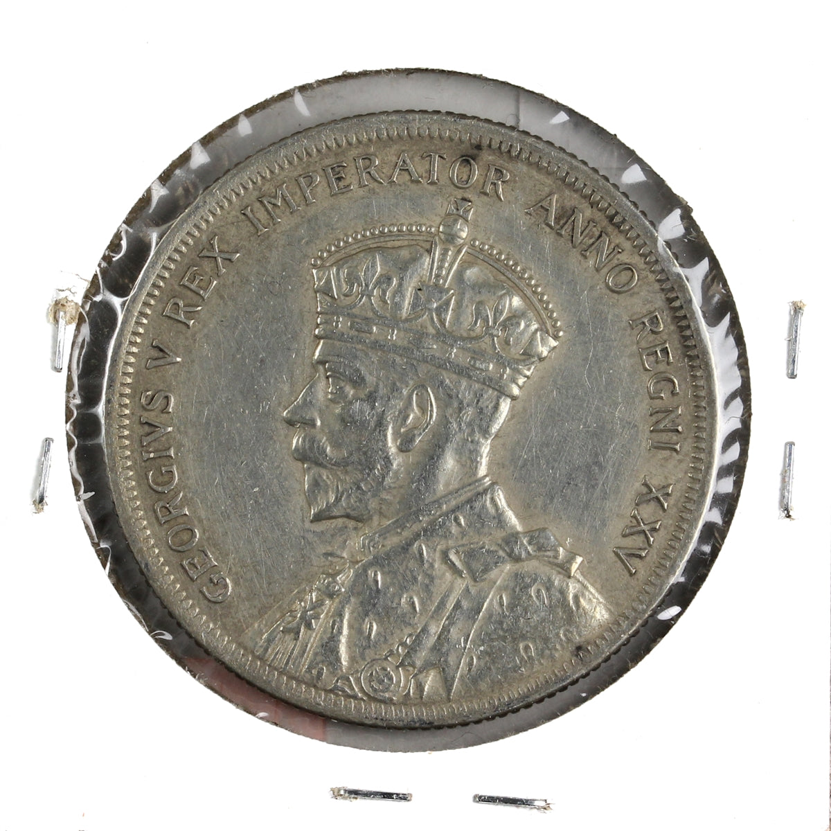 1935 Doubling of 'XXV' Canada Dollar Extra Fine (EF40) Scratched, Cleaned, or Impaired