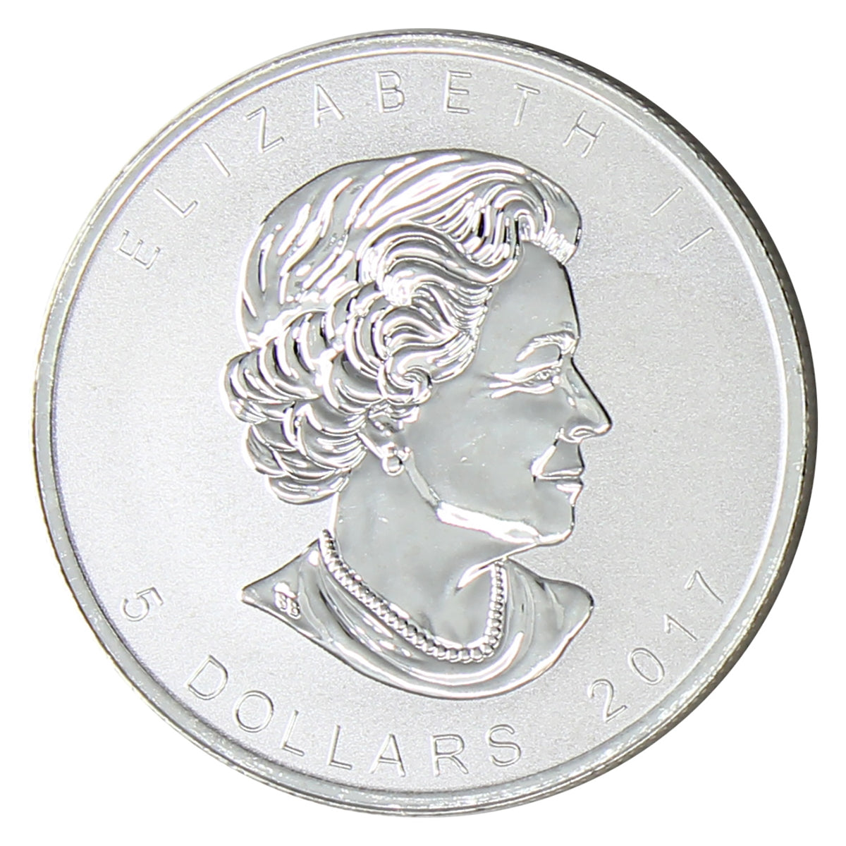 2017 Canada $5 Cougar Privy Reverse Proof 1oz. .9999 Silver Maple Leaf (No Tax) Toned