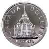 1976 Canada VIP Cased Silver Dollar: Library of Parliament