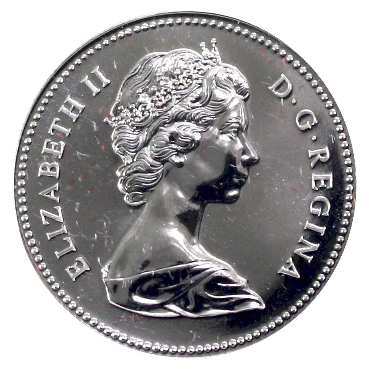 1976 Canada VIP Cased Silver Dollar: Library of Parliament