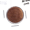 1906 Canada 1-cent AU-UNC (AU55) Impaired
