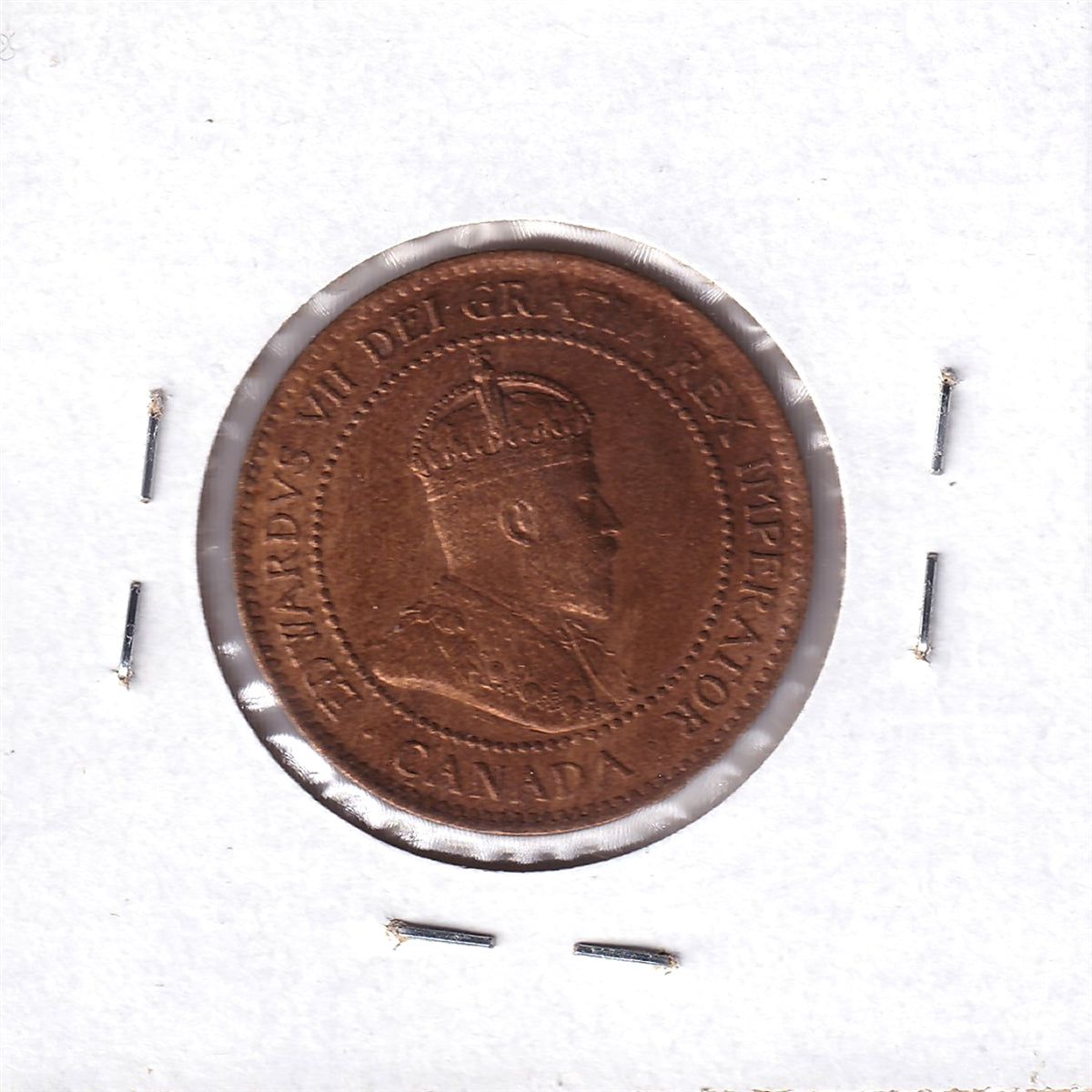 1906 Canada 1-cent AU-UNC (AU55) Impaired