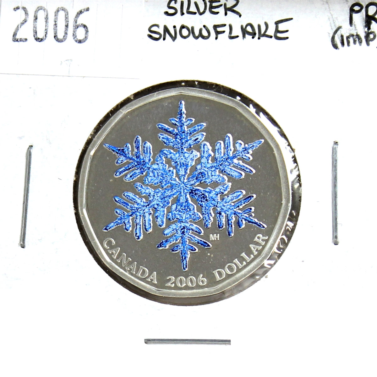 2006 Canada Silver Snowflake Dollar Proof (Impaired)