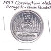 1937 King George VI & Queen Elizabeth Coronation Medallion (Overlapping Effigies)