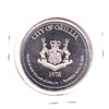1978 Orillia, Ontario, Sunshine Dollar Trade Token: Stephen Leacock & Mariposa