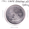 1985 Cape Breton, NS, MacPuffin Dollar Token: The City of Sydney Bicentennial