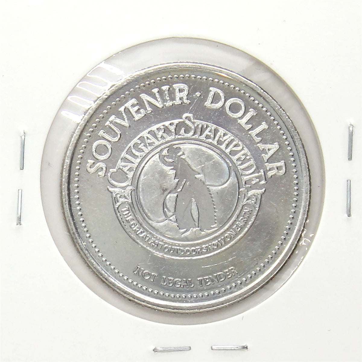 1989 Calgary Stampede Souvenir Dollar - Wild West Series: Saddle Bronc