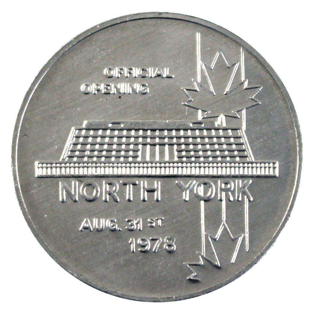 1978 North York, Ontario, Civic Centre Official Opening Medallion