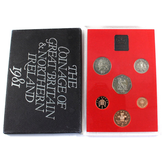 1981 Great Britain & N. Ireland 6-coin Proof Set w/ Medallion (Issues)