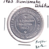 1963 J.D. Ferguson Collection Numismatic Exhibition Royal Bank Medallion, Aluminum