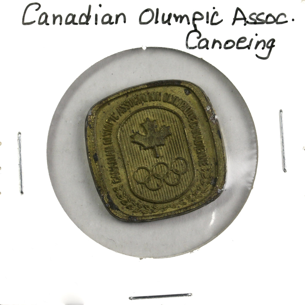 Canadian Olympic Association Canoeing Squircle Medallion