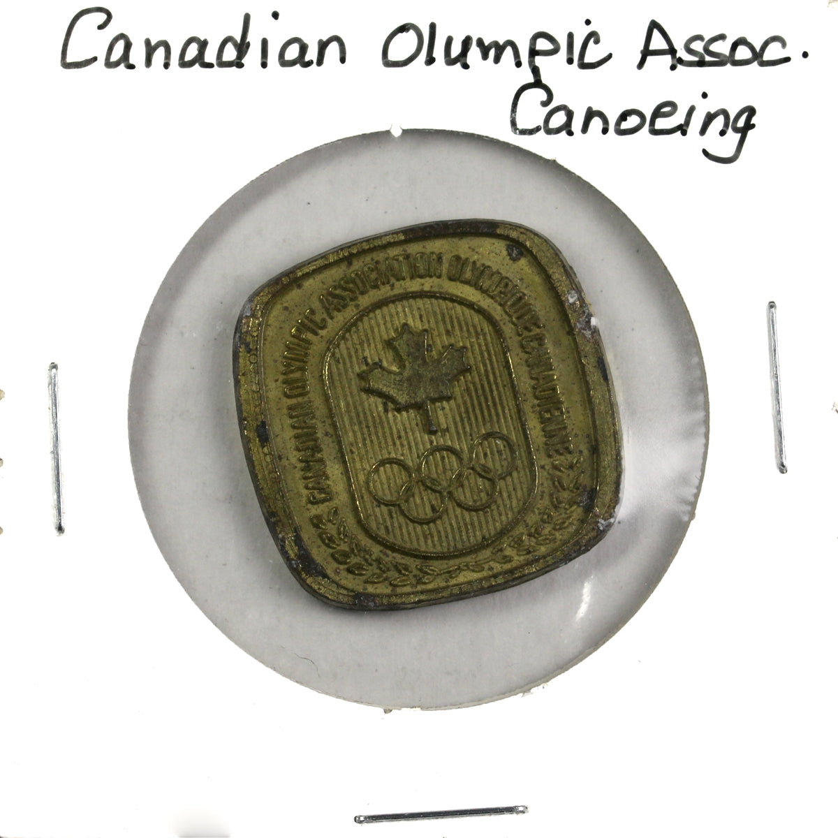 Canadian Olympic Association Canoeing Squircle Medallion