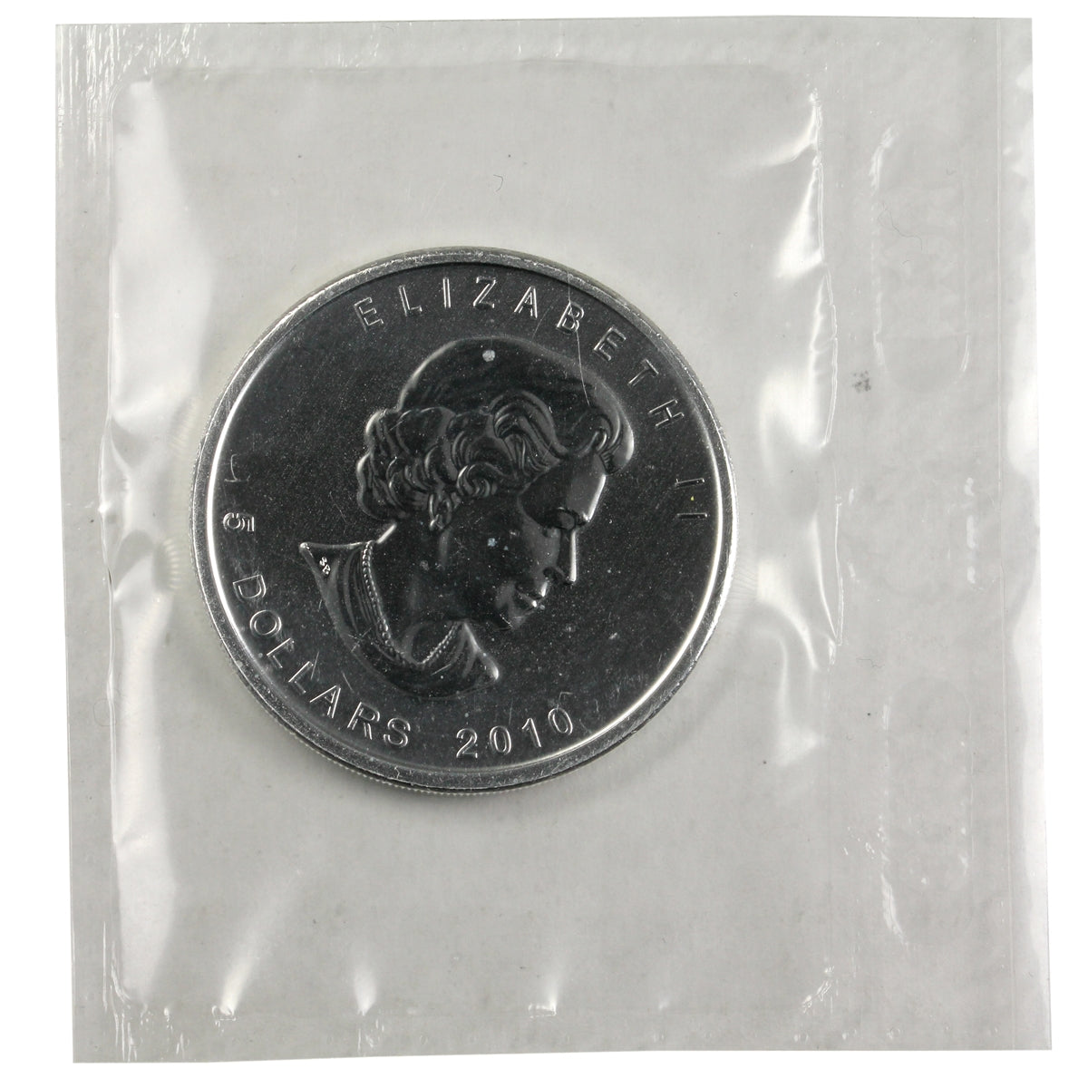 2010 Canada $5 1oz .9999 Silver Maple Leaf SEALED (No Tax) Lightly Toned