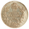 1931 Canada 10-cents Choice Brilliant Uncirculated (MS64) cleaned