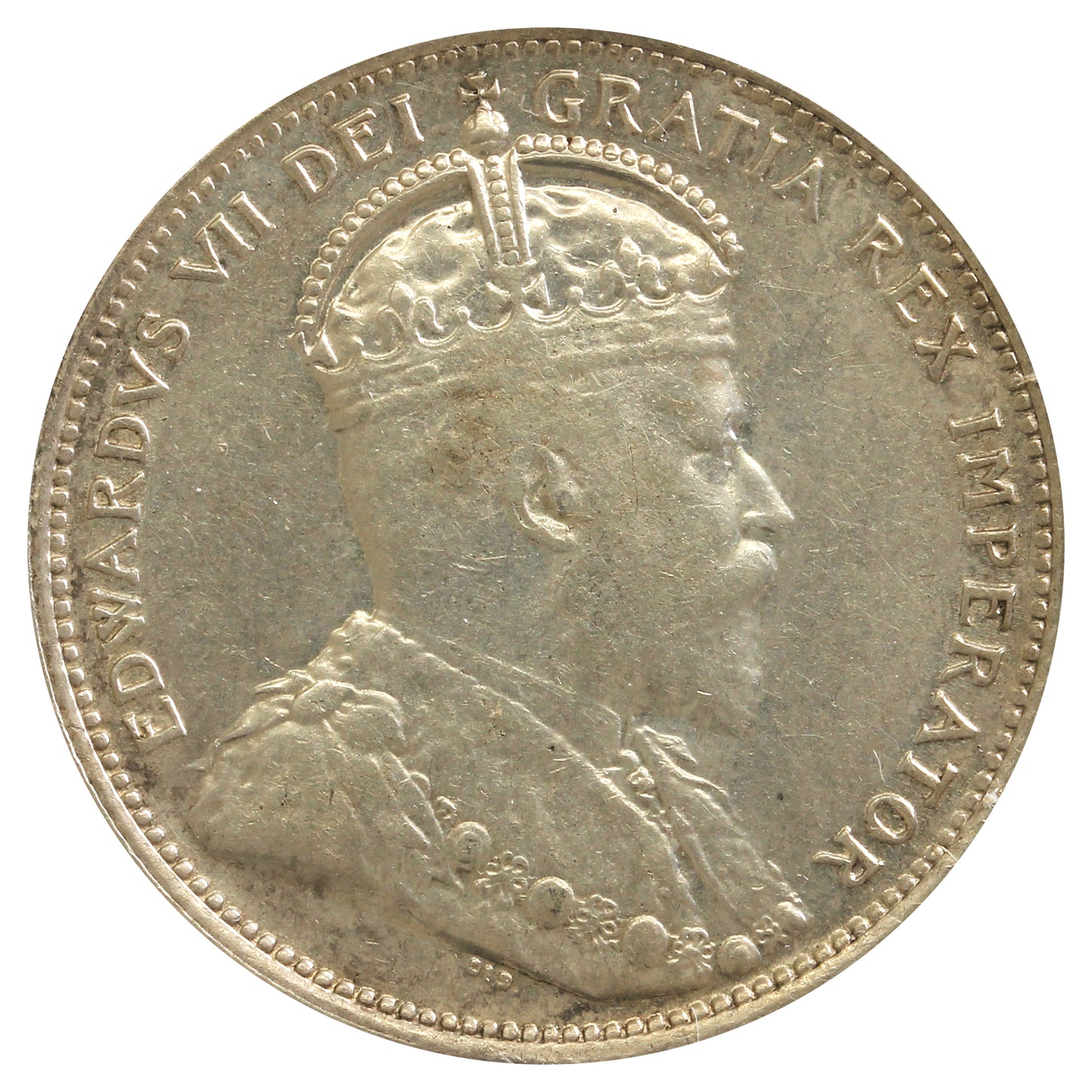 1902 Canada 25-cents Extra Fine (EF40) cleaned