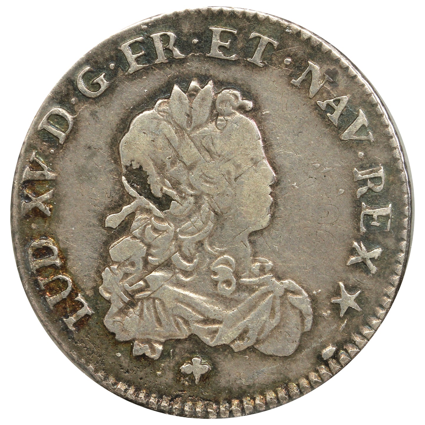 France 1720 Louis XV 1/3 Ecu Very Fine (VF20)