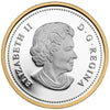 2014 Canada Gold Plated Proof Silver Dollar in square capsule (No Tax)