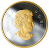 2019 Canada 75th Ann. of D-Day Gold Plated Proof Silver Dollar (No Tax) Square Capsule