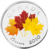 2010 Oh Canada 7-coin Gift Set with Coloured 25ct