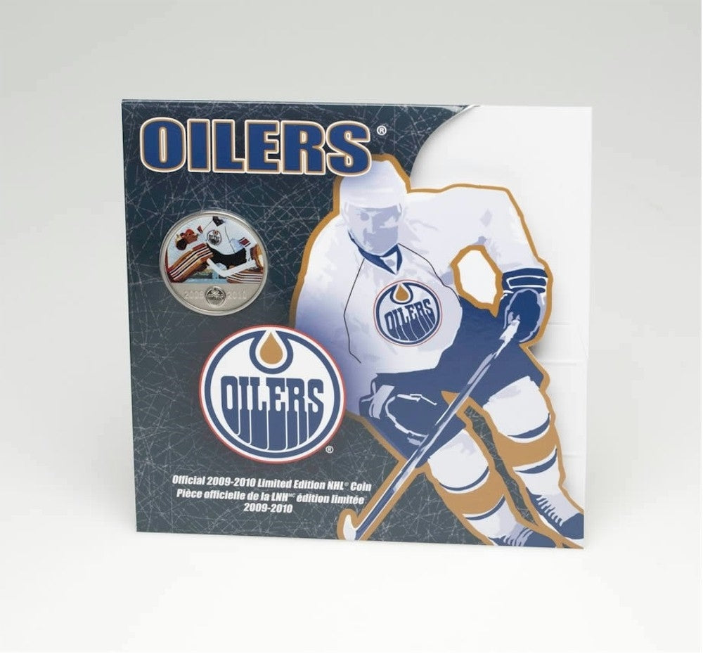 2010 Canada 50-cent Edmonton Oilers On-Ice-Action NHL Coin